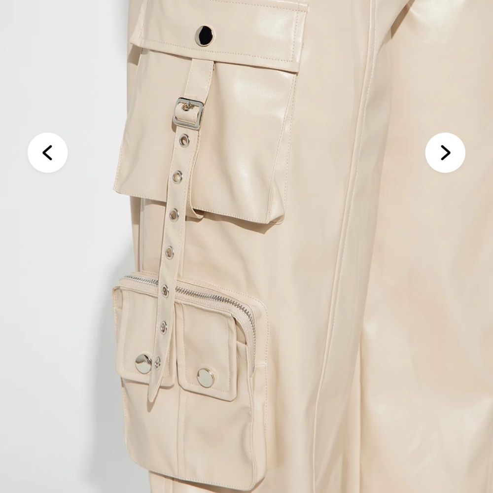 FashionNova In The Moment Faux Leather Pants - Picture 3 of 3